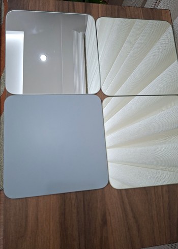 Dört Parçalı Kare Duvar Aynası Seti ıkea - Görsel 2