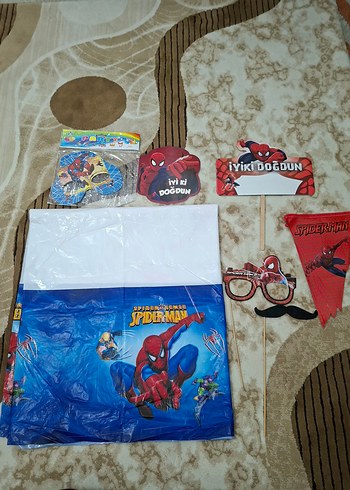 Örümcek Adam Doğum Günü Parti Seti - Görsel 3