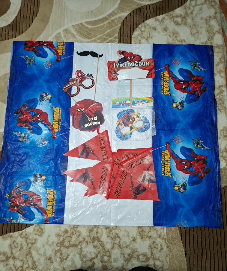 Örümcek Adam Doğum Günü Parti Seti - Görsel 4