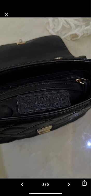  Beden siyah Renk Valentino çanta