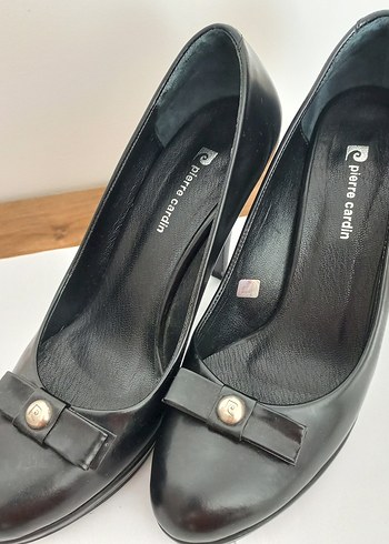 Pierre Cardin Siyah Topuklu Klasik Kadın Ayakkabı