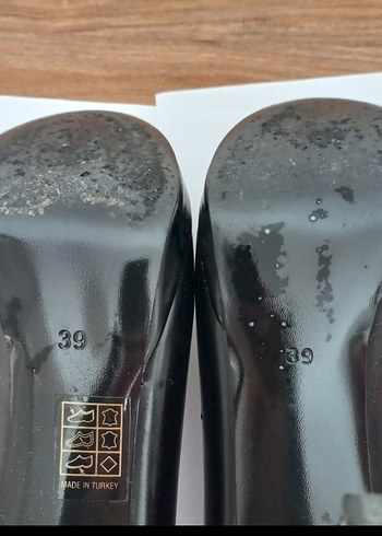 Siyah Tokalı Stiletto Topuklu Kadın Ayakkabı - Görsel 7