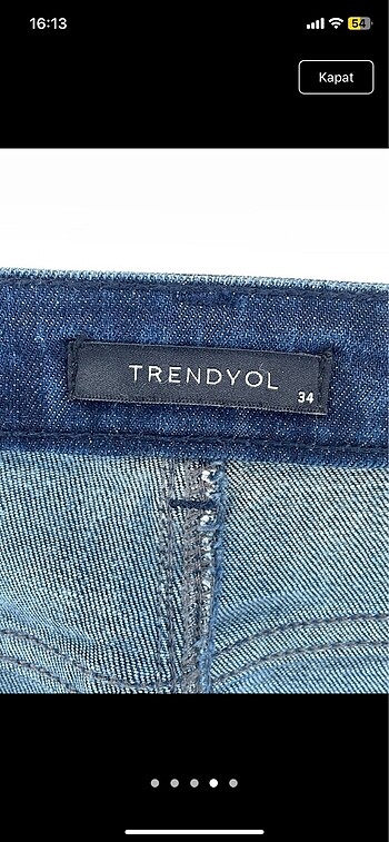 34 Beden çeşitli Renk Trendyol pantolon