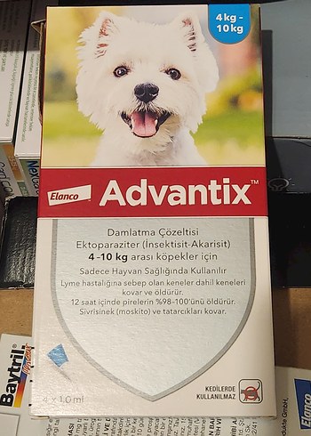 Advantix 4-10 kg Köpekler için Ektoparazit Damlatma