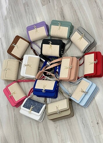 Yves Saint Laurent YSL hasir çanta