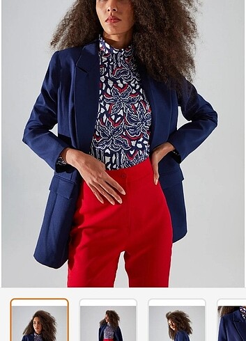 Trendyol & Milla lacivert blazer yenidir 