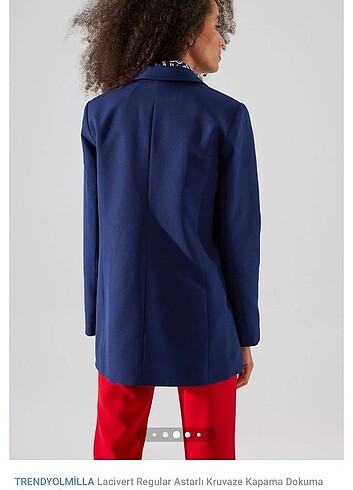 36 Beden lacivert blazer yenidir 