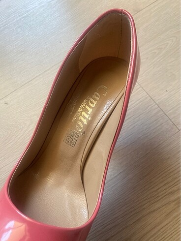 39 Beden Pembe rugan stiletto (8 cm)
