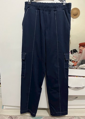 Lacivert Kadın pantalon - Görsel 2