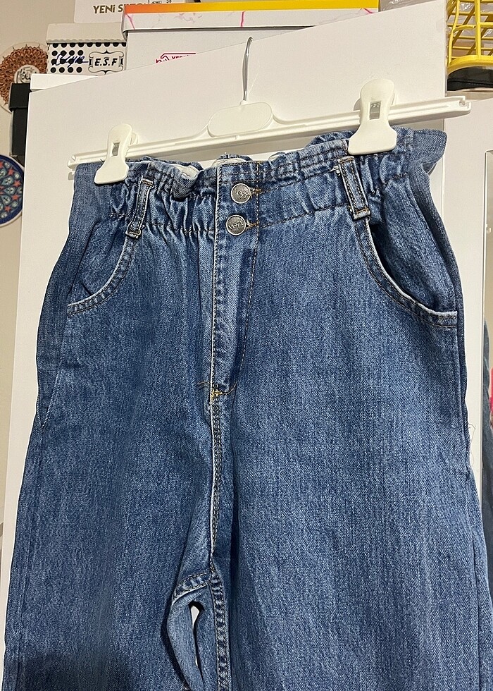 Boyfriend kot pantalon - Görsel 2