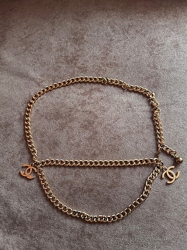 Beden altın Renk Chanel kemer