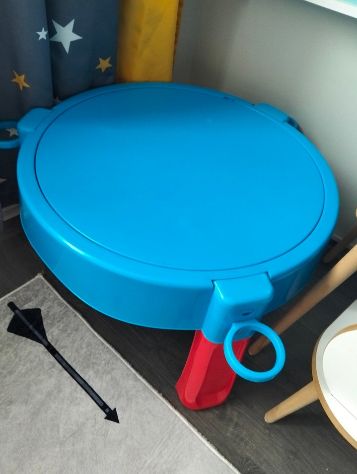 Renkli Mavi Su ve Kum Aktiviteli Masa - Görsel 2