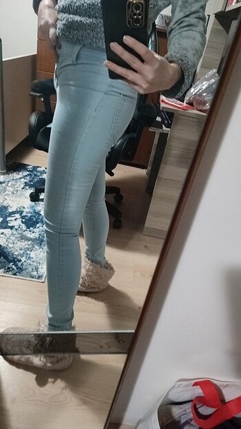 Pull and Bear Pull and Bear Buz mavisi Jean