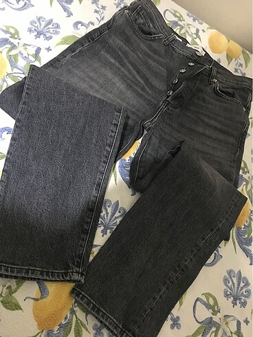 38 Beden gri Renk Mango pantolon