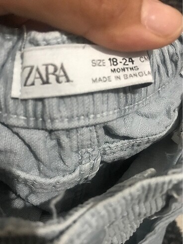 Zara bebek pantolon