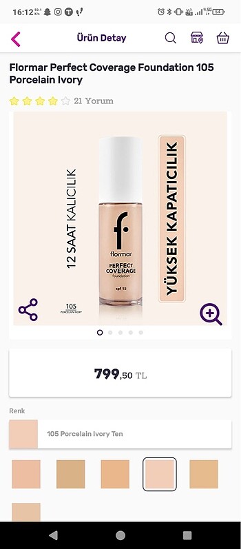 flormar fondöten