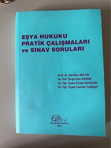 Eşya hukuku pratikleri Herdem Belen