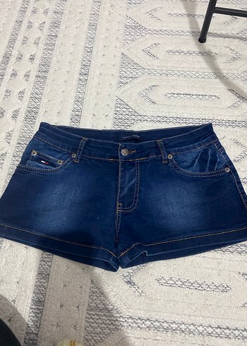 Lacivert Mini Kadın Denim Şort