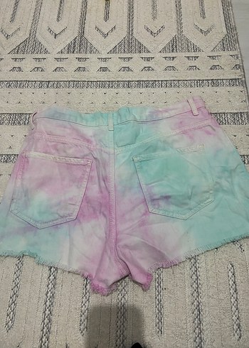 42 Beden çeşitli Renk Mini Pamuklu Denim Şort
