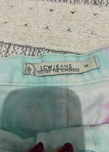 42 Beden Mini Pamuklu Denim Şort
