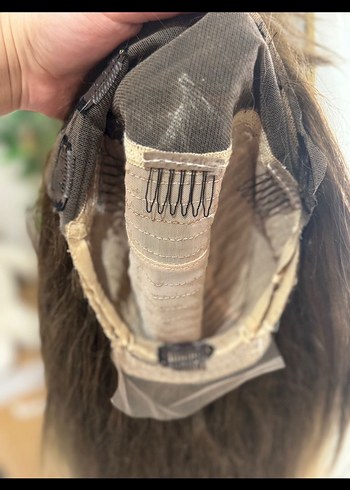 Gerçek dalgalı saç tül peruk - Görsel 6