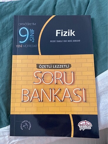 9. Sınıf fizik test kitabı