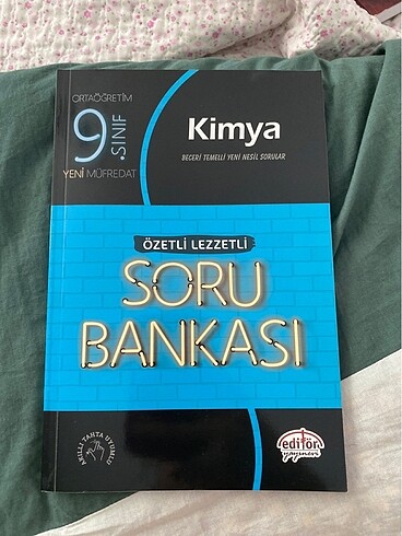 9. Sınıf kimya test kitabı