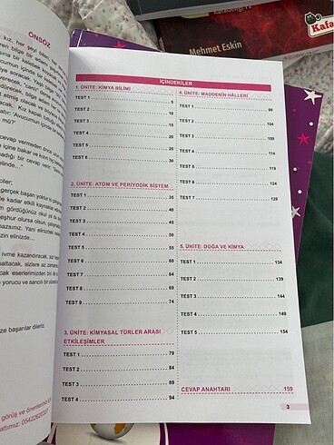 Beden 9. Sınıf kimya test kitabı