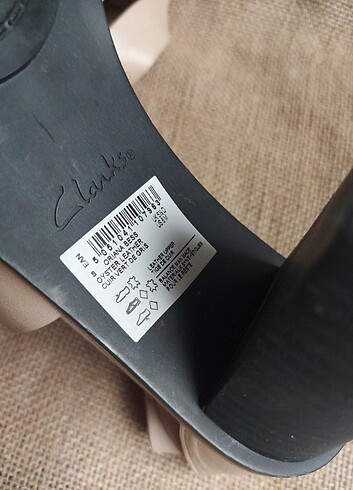 Clarks sandalet, orijinal, 39 numara, topuk 8 cm