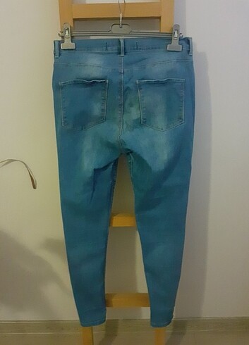 34 Beden mavi Renk Slim pantolon