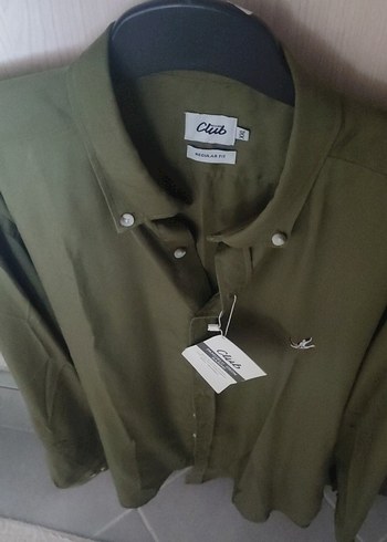xxl Beden haki Renk Beymen club erkek gömlek