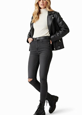 Bershka İris Denim Pantolon