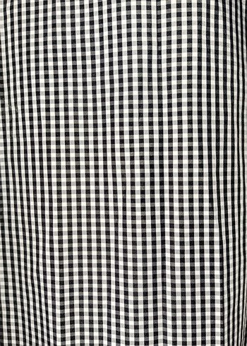 Oversize Kareli Yağmurluk - Görsel 2