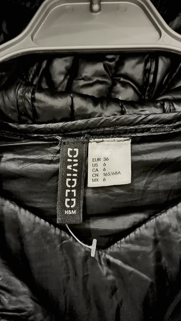 H&M Kapitone Puf Mont - Görsel 2