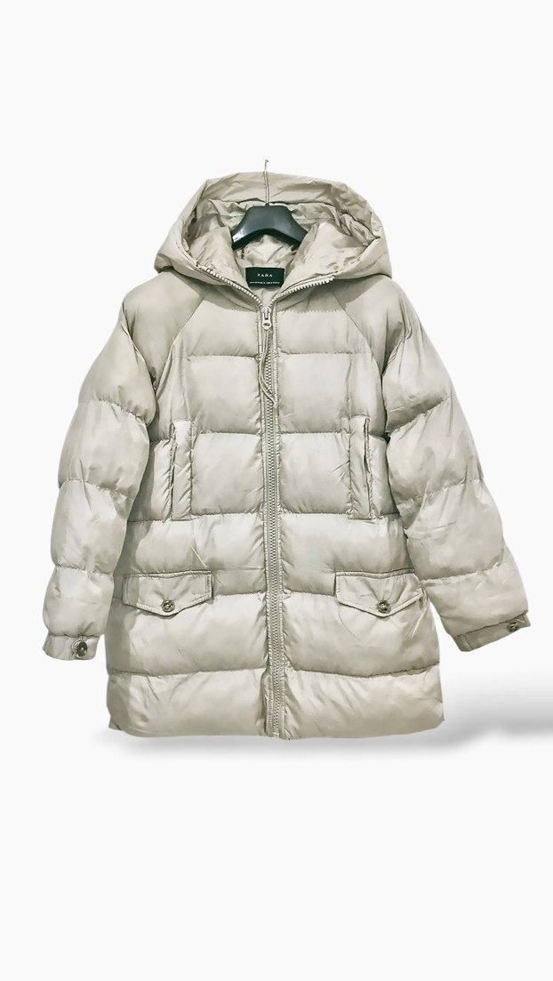 Zara Oversize Puffer Kaban - Görsel 3