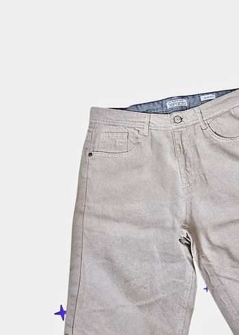 m Beden ten rengi Renk Erkek Slim Fit Şort