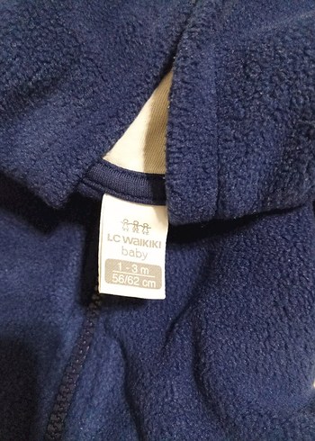 Lacivert Fermuarlı Bebek Tulumu - Görsel 2