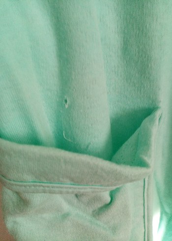 Uzun Pastel Yeşil Kadın Sabahlık - Görsel 3