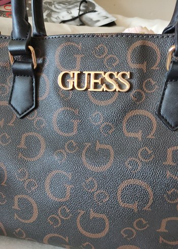 Guess Kahverengi Deri Guess Kadın Çanta