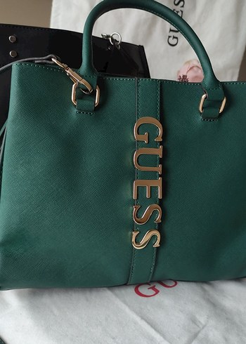 Guess Guess Yeşil Deri Kadın Omuz Çantası