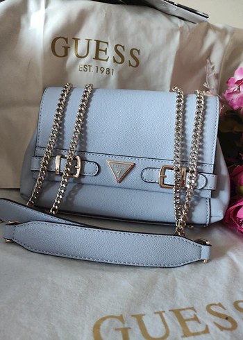 Guess Guess Mavi Deri Kadın Çanta
