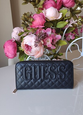 Orijinal Guess Çok Şık Siyah Cüzdan