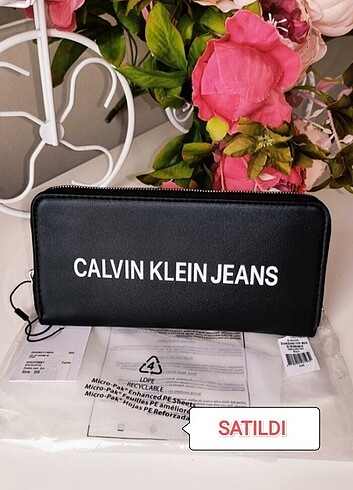 Orijinal Calvin Klein Yeni Etiketli Cüzdan 