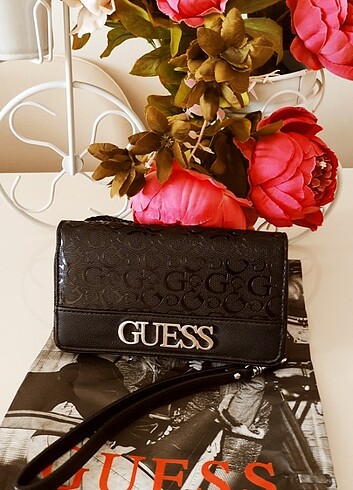 Guess Orijinal Guess Çok Şık Rugan Cüzdan 