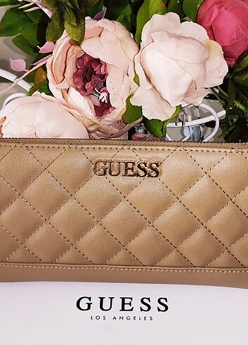 Beden camel Renk Orijinal Guess Yeni Etiketli Şık Cüzdan