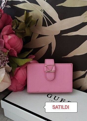 Orijinal Guess Çok Şık Akordiyon Kartlık 
