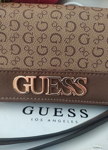 Beden kahverengi Renk Orijinal Guess Yeni Sezon Şık Cüzdan