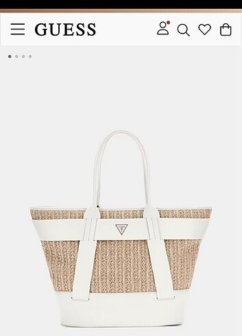 Guess Orijinal Guess Yeni Etiketli Çok Şık Hasır Çanta