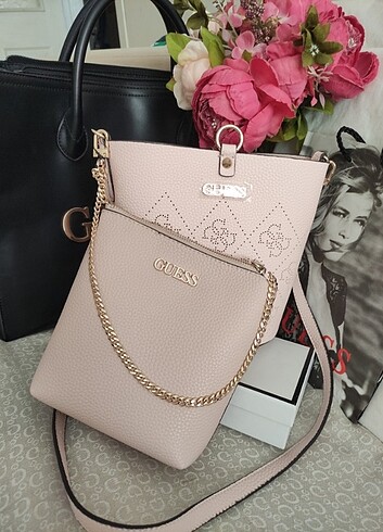 Orijinal Guess Yeni Etiketli Çok Şık Bucket Çanta 