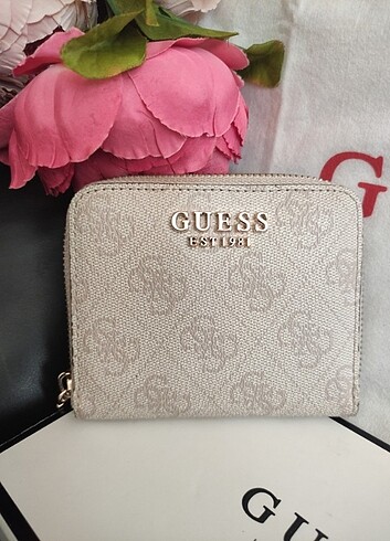Beden ten rengi Renk Orijinal Guess Çok Şık Mini Cüzdan